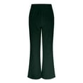 thumbnail image 4 of Women's Wide Leg Pants High Elastic Waisted in The Back Business Work Trousers Long Straight Suit Pants, 4 of 6