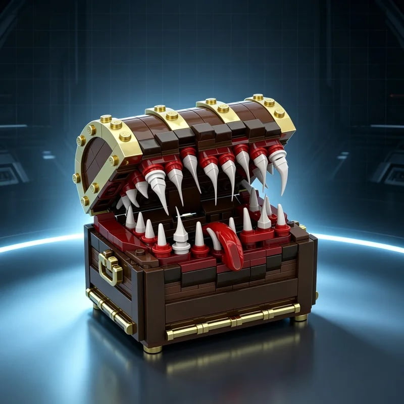 328PCS Fantasy Mimic Box Building Blocks Model Kit Creative Bricks Decor Toy for Children Teenagers Birthday Presents