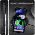 thumbnail image 6 of TELASO for Google Pixel 9 Case Compatible with Mag-Safe 6.3" Magnetic Plated Slim Thin Non-Yellowing Clear Transparent Shockproof Soft Tpu Electroplated Bumper Phone Case for Pixel 9 Black, 6 of 9
