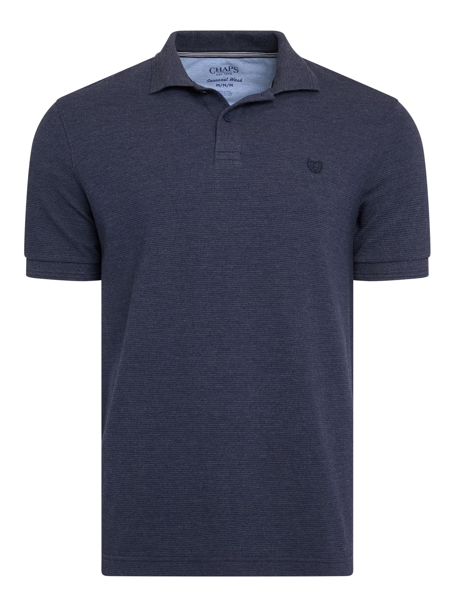 Chaps Men’s and Big Men’s Seacoast Wash Ribbed Knit Polo, Sizes S–3XL