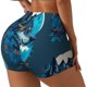 thumbnail image 1 of Fotbe Blue Iceberg Leaf Wolf Shorts Sin Costuras – Shorts Deportivos de Cintura Alta para Mujer, Elásticos para Gimnasio, Yoga, Running o Ciclismo-Large, 1 of 8