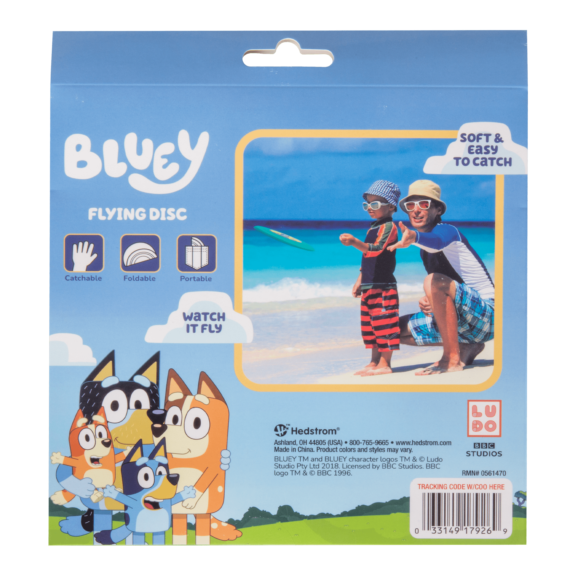 Bluey Flying Disc, for ages 3