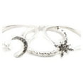 thumbnail image 2 of Claire's Silver Moon and Sun Rings Set, Size 6 or 7, (Pack of 6), 2 of 5
