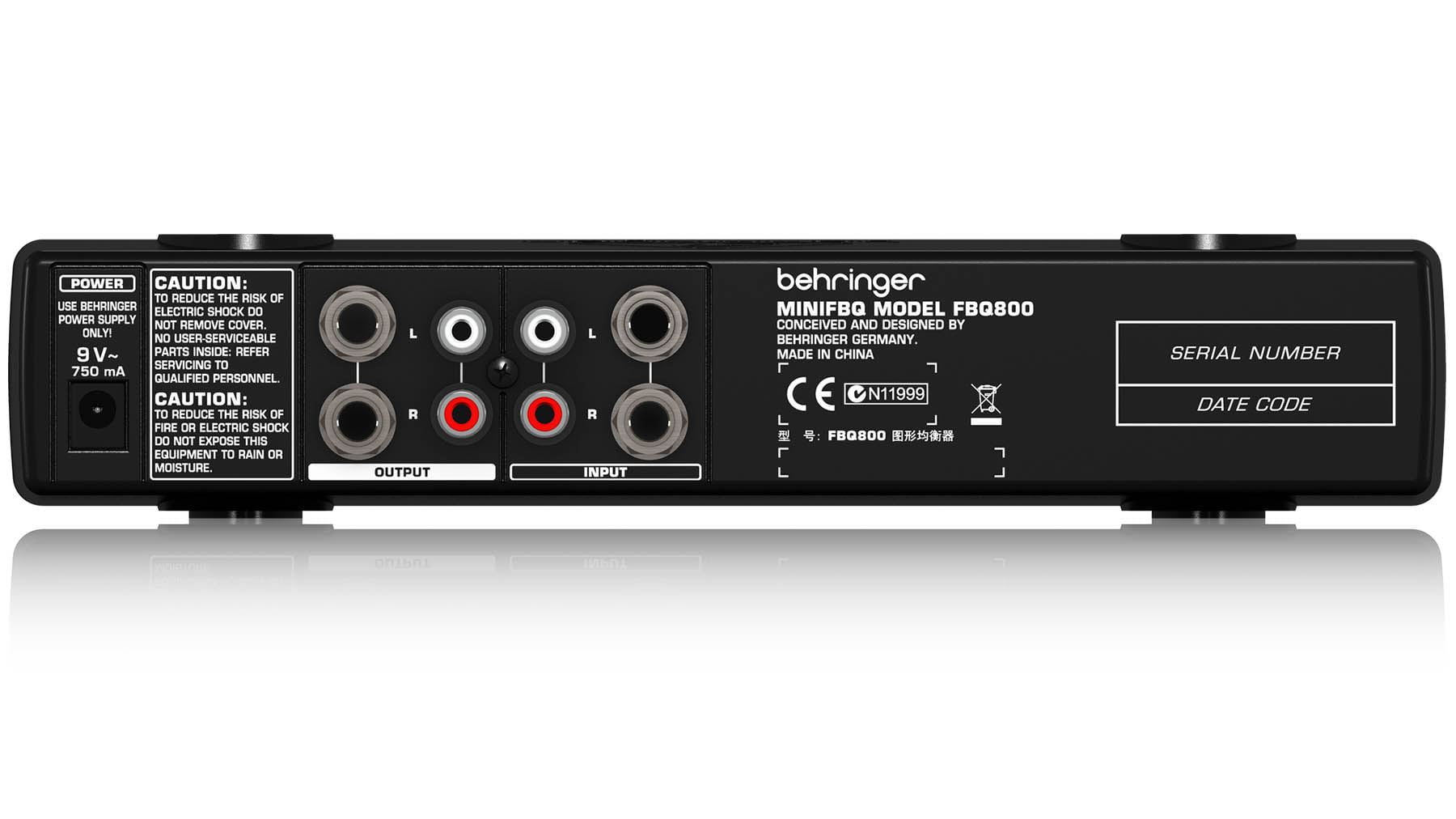 Behringer High-Quality Illuminated Faders 9-Band Graphic