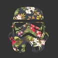 thumbnail image 2 of Women's Star Wars Tropical Stormtrooper Racerback Tank Top Black Heather Small, 2 of 4