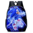 thumbnail image 1 of Kids Boys Girls Sonic The Hedgehog Print Rucksack Backpack Cartoon School Bag, 1 of 1