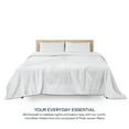 thumbnail image 3 of Bed Sheet Set 4 PC 1800 TC Microblend Deep Pocket Sheets Full King Queen Twin, 3 of 7