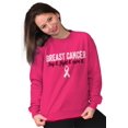 thumbnail image 4 of Breast Cancer Say It Fight It Cure It Women Crewneck Sweatshirt Brisco Brands S, 4 of 6