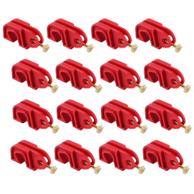 Dispositivo de bloqueo de bloqueo de seguridad de disyuntor Cerraduras de interruptor de polo único y múltiple Hardware Suministros industriales duraderos en miniatura cb-02-2 20 piezas Methold TO001362-02B