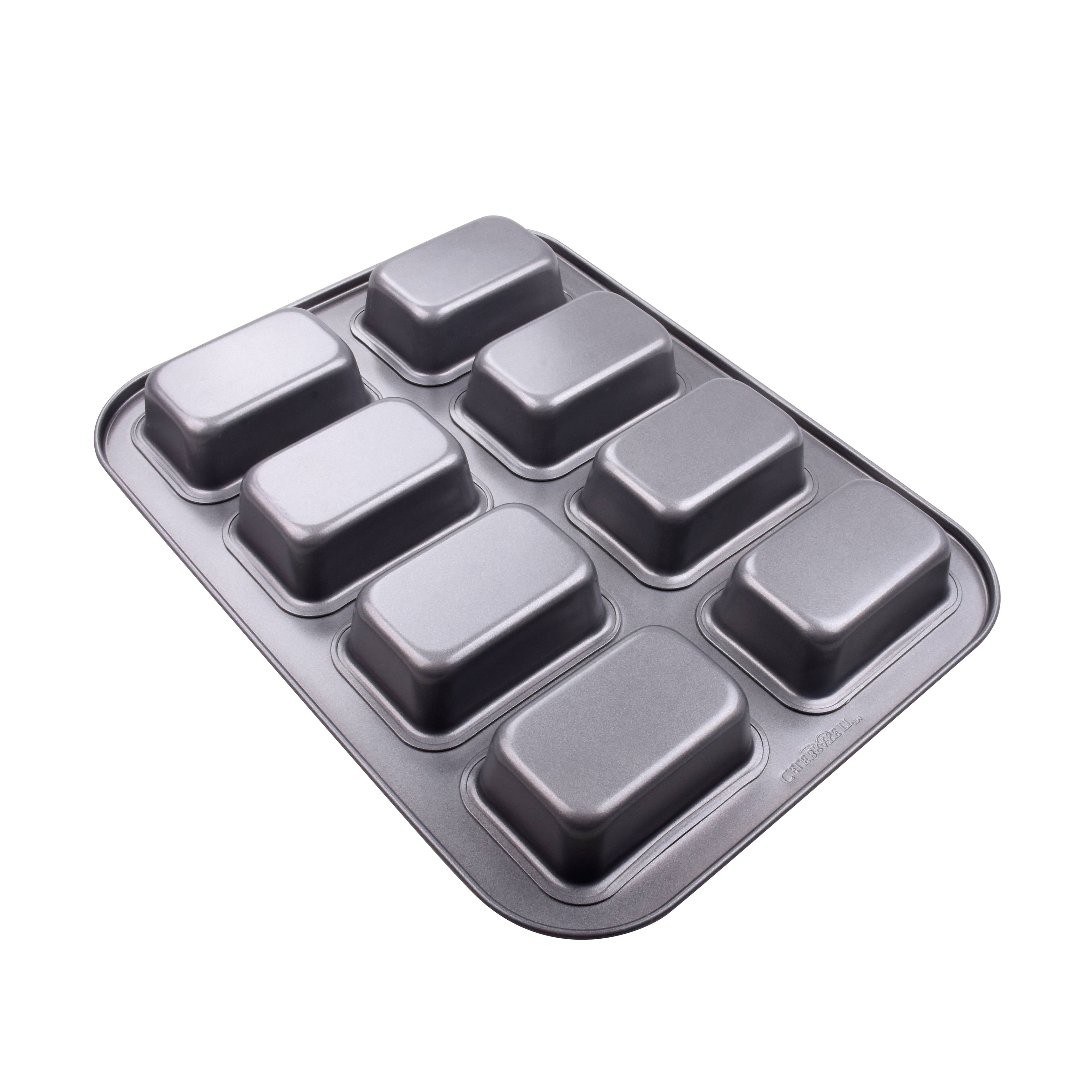  Wilton Perfect Results Non-Stick Mini Loaf Pan, 8-Cavity, 15.2  IN x 9.5 IN x 1.6, Gray: Home & Kitchen