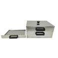 thumbnail image 3 of INTBUYING 2 Layer Stainless Steel Steamer Rice Roll Machine Rice Milk Furnace Cooking Rice Noodle Rolls Machine Steamed Vermicelli Roll Machine with 3 Drawer Tray and 1 Cleaner, 3 of 10