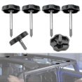 thumbnail image 2 of Soft Top Window Frame Door Surround Knob Screw With Pin For Wrangler Jk 4-door 2007-2018 (4 Long +2, 2 of 5