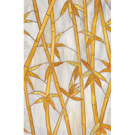 Artscape Bamboo Window Film 24 X 36 The Visual Effect Of Textured Glass And Stained Glass By 01 0115 Walmart Com Walmart Com