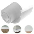 TUIBELYN Flexible Peel & Stick Rubber Wall Base Molding Trim 5m White
