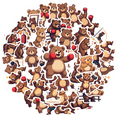 thumbnail image 2 of cartoon Bear Theme Stickers, Waterproof Bear Theme Sticker for Water Bottle Laptop Phone Cases Planner Skateboard Luggage Helmet Party Favor Decor, Ideal for Adults Teens Teacher Rewards, 2 of 9