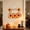 A, variant on Halloween Thanksgiving Box Door Hanging Flower Wreath Wooden Branches Simulation Pumpkin Sunflower Maple Leaf Wall Decoration Wall Hanging