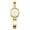 Gold, variant on Women's Oval Rhinestone Watch: Rhinestone Accented Oval Case Detachable Stainless Steel Band Bar Index Dial Dress Wristwatch for Women