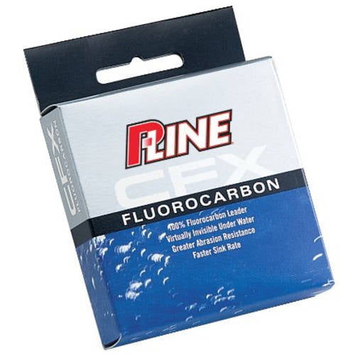 P-Line CFX Fluorocarbon Leader Material Fishing Spool (27-Yard, 15