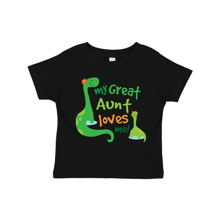 

Inktastic My Great Aunt Loves Me Gift Toddler Boy Girl T-Shirt