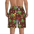 thumbnail image 3 of Naloa Frogs and Mushrooms Men's Beach Shorts, Surfing shorts, Swim trunks, Quick Dry Swim Trunks for Surfing Beach Fun - X-Large, 3 of 9