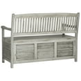 thumbnail image 6 of Safavieh Brisbane Indoor/Outdoor Modern Storage Bench, 6 of 8