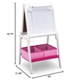 thumbnail image 2 of MySize Kids Double-Sided Storage Easel (Bianca White) - Perfect for Arts, Crafts & Homeschool Use, 2 of 4