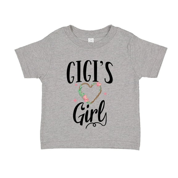 Gigi's Girl Toddler T-Shirt 2T Athletic Heather