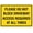 Warning Sign 3, variant on Please Do Not Block Driveway Traffic Parking Sign - 12×8 Inches, Metal Tin, Driveway Parking Home Business Decor