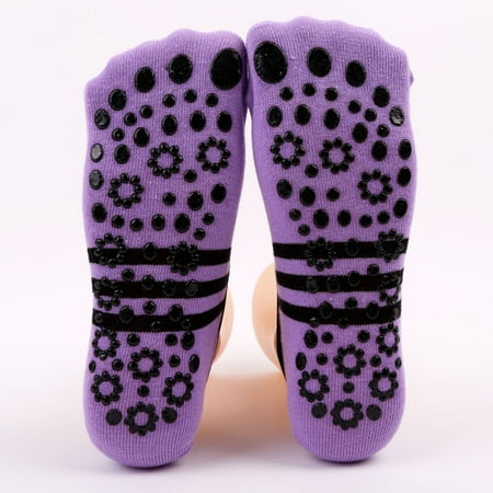 

Womens No Show Socks 1 Pair Yoga Fitness Pilates Massage Ballet Exercise Gym Sock
