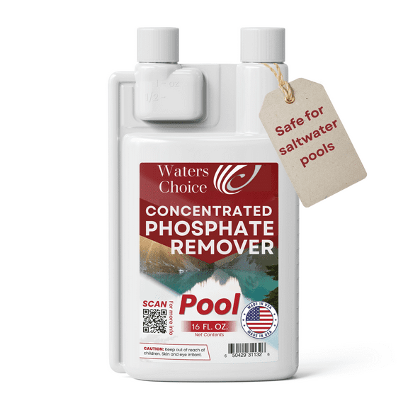 Waters Choice Pool Phosphate Remover 16 oz – Fast-Acting, Concentrated Phosphate Treatment