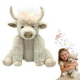 thumbnail image 5 of Cute and Cuddly Home Accent: This Highland Cow Plush Toy is a Soft Stuffed Animal for Kids & Adults and a Perfect Decor Gift. （General）, 5 of 8