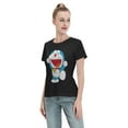 thumbnail image 4 of Women's Basic Short Sleeve T-Shirt Doraemon, 4 of 6