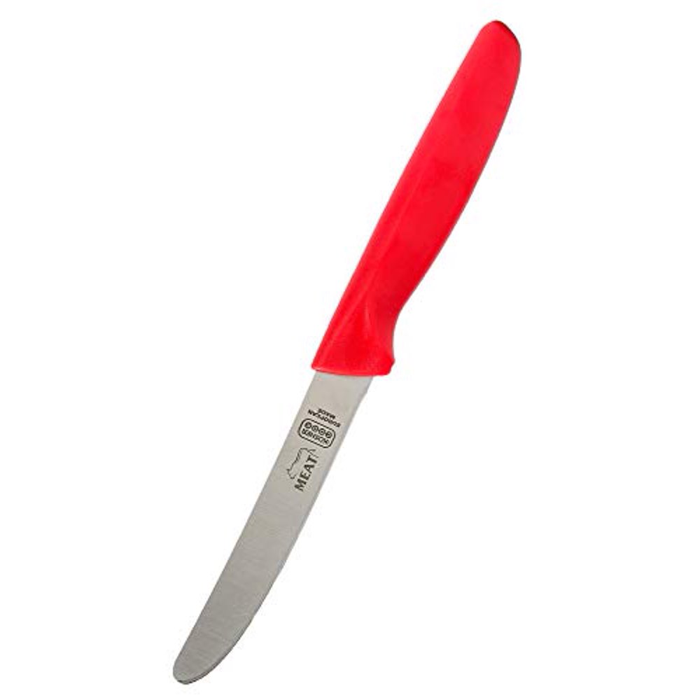 Meat Red Kitchen Knife ? 4.5? Steak and Vegetable Knife Razor Sharp