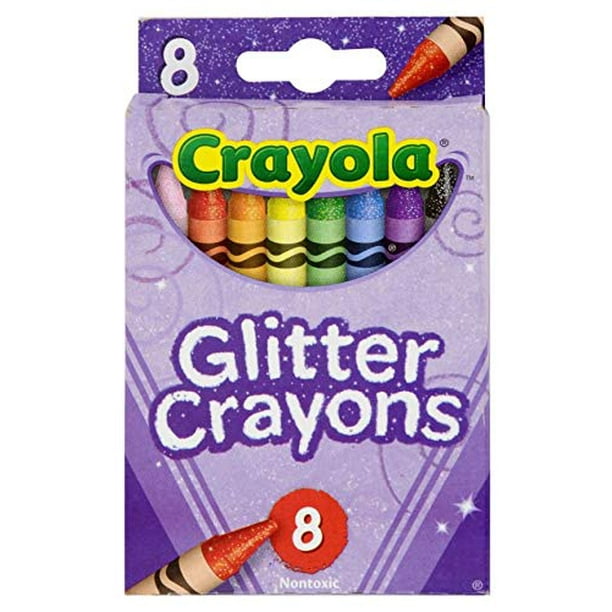 Crayones con Brillantina Crayola, Paquete de 8