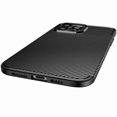 thumbnail image 4 of ELEHOLD Carbon Fiber Texture Case for iPhone 14 Pro Max 6.7 inch,Ultra Slim Shock-Absorption Flexible TPU Rubber Protective case with Anti-Scratch Durable Anti-Fingerprint, Black, 4 of 7