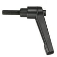 thumbnail image 3 of Uxcell M6 x 20mm Metric Adjustable Clamping Lever Handle with Stud Black 2 Pack, 3 of 5