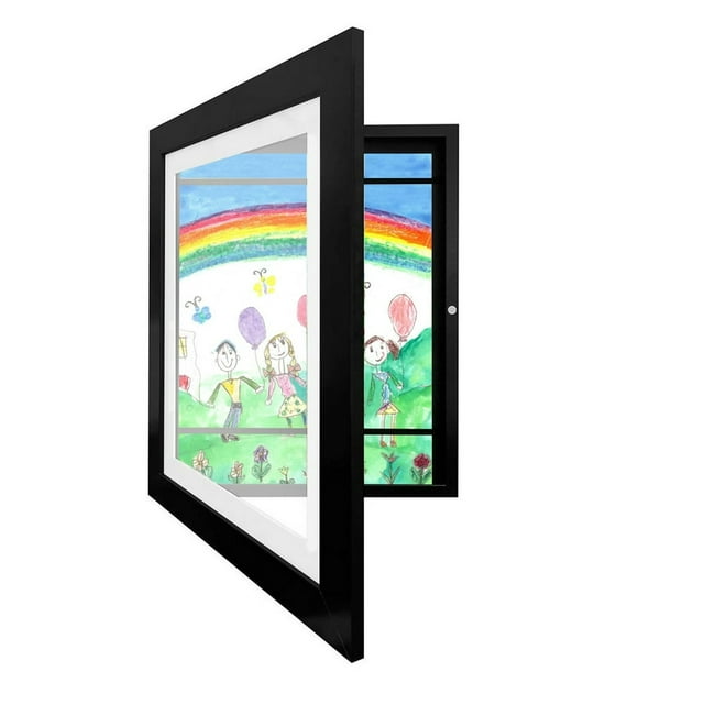 Kids Art Frame | Kids Art Frames Front Opening | Kids Artwork A4 Picture Frames Changeable | Artwork Display Storage Frames for Children Drawing Crafting