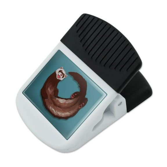 Happy Ferret Refrigerator Fridge Magnet Magnetic Hanging Hook Note Snack Clip