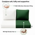thumbnail image 2 of PUKNLY Outdoor Loveseat Cushion Set, 48 x 29in, Waterproof Patio Loveseat Cushion, Fade Resistant, Cushion Set for Couch, Bench, and Swing, 2 of 6