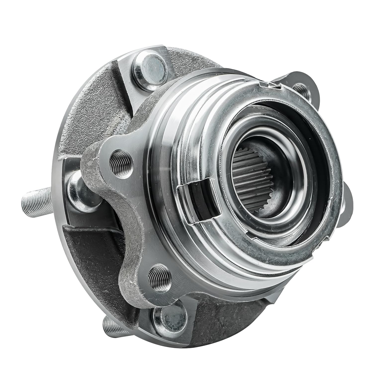 Detroit Axle - Front Wheel Bearing Hub for AWD Infiniti EX35 EX37 FX35 FX45 FX50 G25 G35 G37 M35 M37 M45 M56 Q40 Q50 Q60 Q70 QX50 QX70, Wheel Bearing & Hub Assembly Replacement
