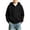 #A02-Black, variant on Abcomgle Kids Zip Up Hoodie Boys Waffle Knit Full-Zip Jackets for Teens Raglan Long Sleeves Boys Sweaters Trendy Fall Hooded Hoodies for Boys with Pockets