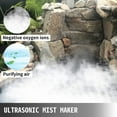 thumbnail image 4 of VEVOR Ultrasonic Mist Maker, 12 Head Stainless Steel Pond Mister Atomizer Fogger Humidifier with Water Fountain Power Supply Fogger Humidifier, 4 of 9