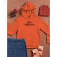 thumbnail image 3 of Happy Halloween Creepy Style Hoodie Juniors -Image by Shutterstock,  Small, 3 of 4