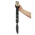 thumbnail image 4 of 21" Ponytail Fishtail Braid Extension Long Clip on Bun with Claw Clip Synthetic Ponytail Hairpieces Clip in Braided, 4 of 8