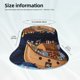 thumbnail image 3 of Fotbe Ocean Scene with Noah's Ark Sombrero Tipo Pescador con Estampado – Sombrero de Sol de Algodón de Moda para Playa, Golf, Pesca, 3 of 6