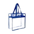 thumbnail image 2 of Bolsa de maquillaje transparente, ajustable, informal, de PVC, para desplazamientos al aire libre. Azul, 2 of 9
