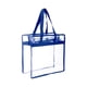 thumbnail image 2 of Bolsa de maquillaje transparente para deportes, playa, viajes de negocios y desplazamientos. Azul, 2 of 9