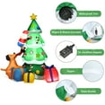 thumbnail image 6 of Costway 7 FT Inflatable Christmas Tree Santa Decor w/LED Lights Outdoor Yard Decoration, 6 of 10