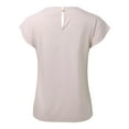 thumbnail image 6 of Lixiuxyad Loose Casual Round Neck Solid Color Short Sleeved T Shirt For Women Trendy Flowy,Yellow L, 6 of 7