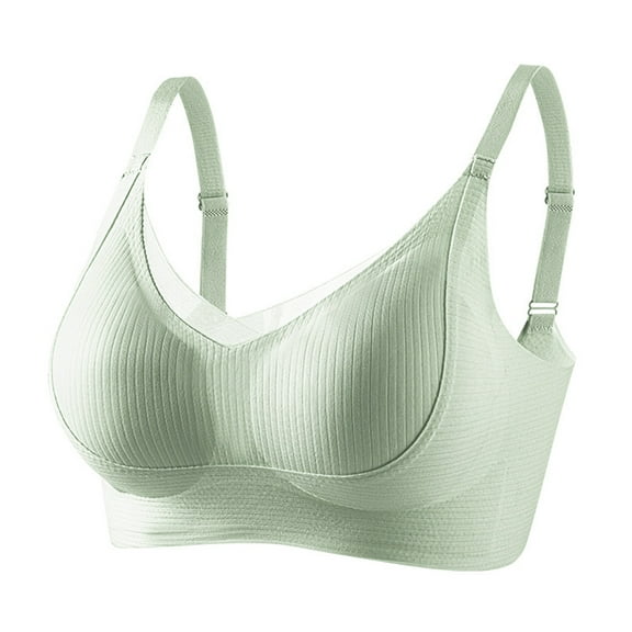 Ashirexll Bras for Women No Underwire, Push Up Bra, Solid Color Backless Push Up Bra Seamless Everyday